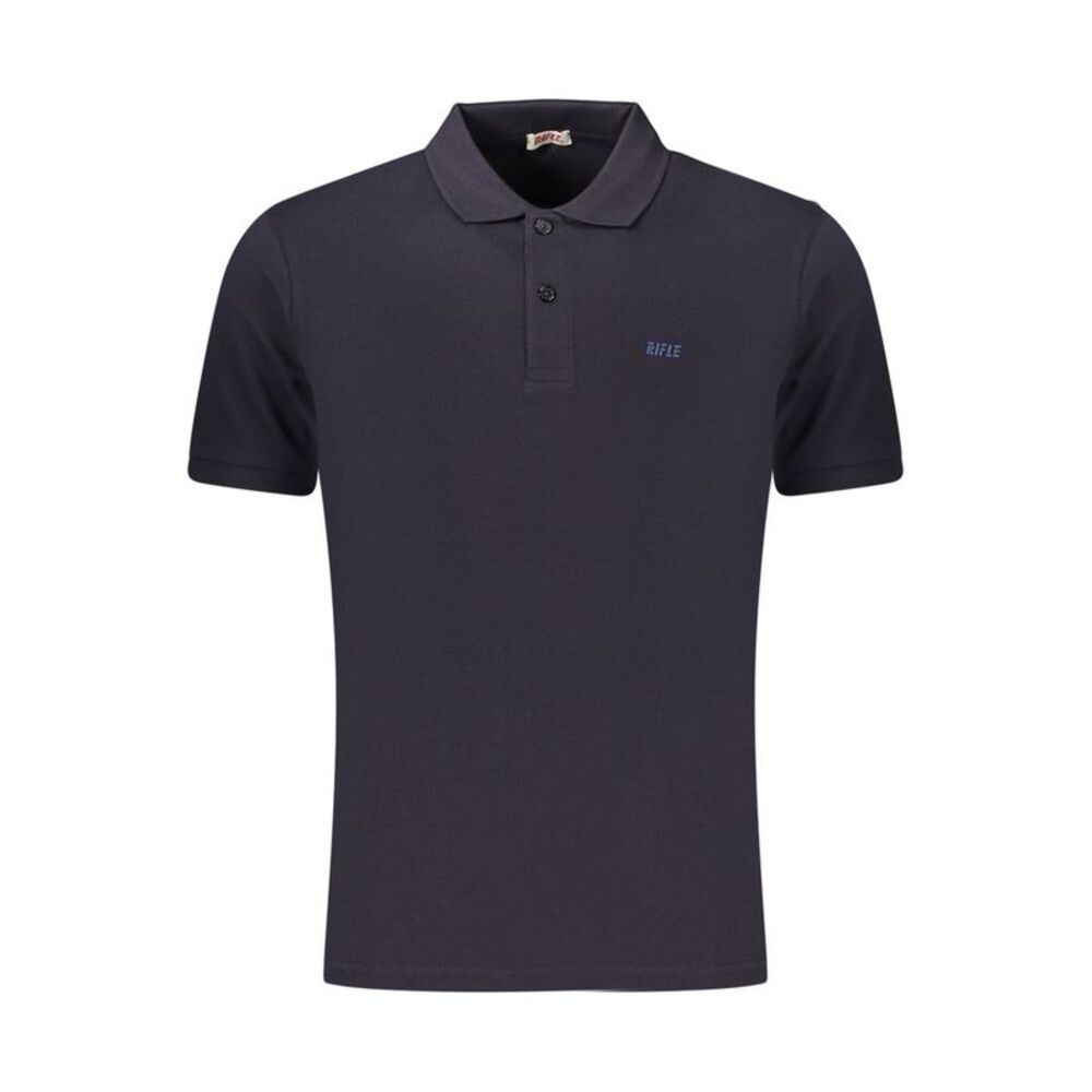 Rifle Blue Cotton Men's Polo Men's Shirt
